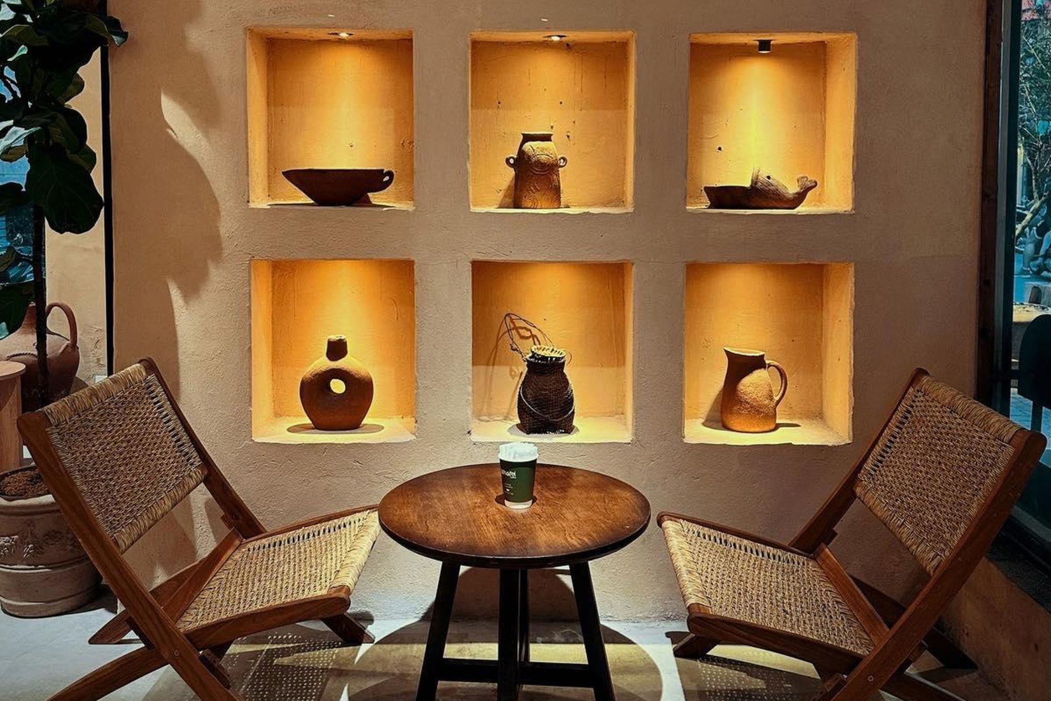 Thiết kế quán cafe phong cách Rustic